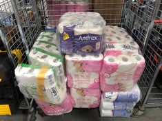 QTY OF TOILET ROLL TO INCLUDE 6 PACK ANDREX ULTIMATE QUILTS TOILET PAPER