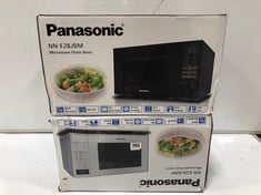 PANASONIC MICROWAVE OVEN IN BLACK - MODEL: NN-E28JBM TO INCLUDE PANASONIC MICROWAVE OVEN IN SILVER - MODEL: NN-E28JMM