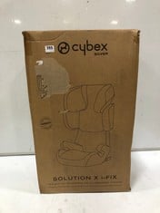 CYBEX SILVER SOLUTION X-FIX CAR SEAT - GREY