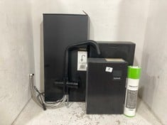 1 X TRE MERCATI BOILING WATER TAP IN BLACK MATT WITH 4 IN 1 FEATURES AND BOILER TANK INCLUDES ONE REPLACEMENT FILTER - RRP £1450