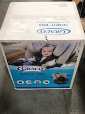 GRACO SLIMFIT R129 2-IN-1 CONVERTIBLE CAR SEAT - IRON - RRP £150