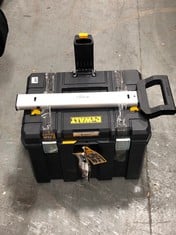 DEWALT IP54 TSTAK MOBILE TOOL BOX IN BLACK / YELLOW