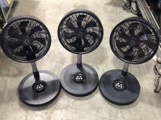 3 X NSA FOLD-AWAY FANS - NAVY