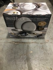 OVER & BACK 16-PIECE DINNERWARE SET