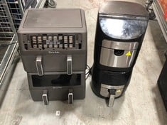 2 X SUR LA TABLE SINGLE OR DOUBLE AIR FRYER - GRAPHITE