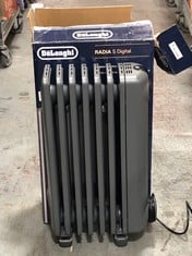 2 X DELONGHI RADIA S DIGITAL ELECTRIC OIL-FILLED RADIATOR