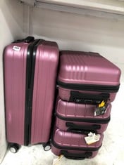 4 X MY VALICE ASSORTED SUITCASES TO INCLUDE MY VALICE LARGE HARD SHELL SUITCASE - BRIGHT ROSE PINK