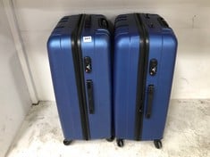 2 X MY VALICE LARGE HARD SHELL SUITCASES - ROYAL BLUE