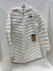 NORTH FACE WOMEN'S HULA SYNTHETIC PARKA WHITE DUNE COAT IN UK SIZE X LARGE-RRP £205