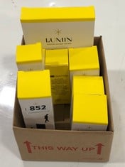 8 X LUMIN ASSORTED PRODUCTS TO INCLUDE LUMIN EXTRA STRENGTH MOISTURIZER 50ML - EXP.: 05/2026