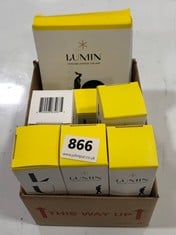 8 X LUMIN ASSORTED PRODUCTS TO INCLUDE LUMIN WEEKLY REBOOT FACE MASK EXP.: 03/2027