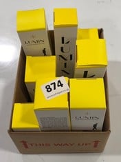 8 X LUMIN ASSORTED PRODUCTS TO INCLUDE LUMIN CHARCOAL SCRUB DEEP DETOX 30ML - EXP.: 11/2026