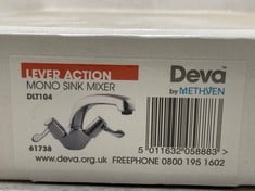 DEVA LEVER ACTION MONO SINK MIXER CHROME DLT104