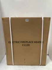 ELECTRIC FIREPLACE HEATER E112R BR