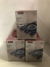 12 X MIELE HYCLEAN PURE VACUUM CLEANER BAG 4 PACK GN