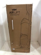 VAX AIR LIFT STEERABLE PET UPRIGHT VACUUM CLEANER UCPESHV1 - RRP £129