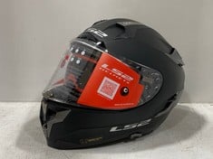 LS2 HELMETS CHALLENGER MOTORCYCLE HELMET MATT BLACK FF327 - SIZE XL