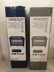 2 X RED KITE SLEEPTIGHT TRAVEL COT