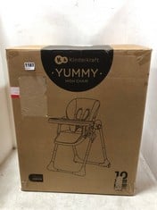 KINDERKRAFT YUMMY HIGHCHAIR - RRP £109