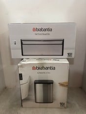 BRABANTIA FALL FRONT BREAD BIN TO INCLUDE BRABANTIA BO WASTE BIN 12L