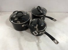 CIRCULON MOMENTUM 3 PIECE COOKWARE PAN SET - RRP £104