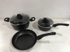 BLACKMOOR HYBRID STONE PAN SET