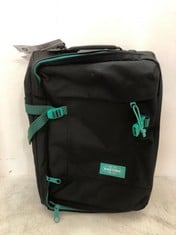 EASTPAK 2 WHEEL TRAVEL CASE BLACK/GREEN