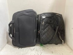 SAMSONITE BLACK BAG TO INCLUDE ROCKLAND BLACK BACKPACK