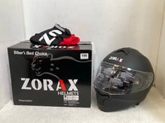 ZORAX HELMETS MOTORCYCLE HELMET MATT BLACK - SIZE XXL