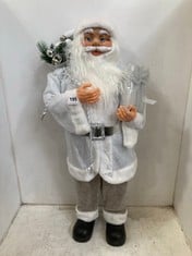 WHITE SANTA CHRISTMAS DECORATION