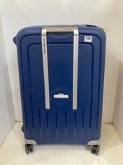 SAMSONITE DARK BLUE 4 WHEEL TRAVEL CASE