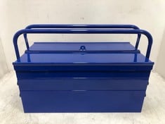 MANUFORE 16.5 X 8.5 X 8'' FOLDING METAL TOOL STORAGE BOX