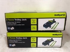 2 X SAKURA 2 TONNE TROLLEY JACK SS5191