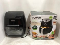 TOWER XPRESS PRO COMBO 10-IN-1 11L DIGITAL AIR FRYER OVEN WITH ROTISSERIE - RRP £299 TO INCLUDE TOWER VORTX 4.3L AIR FRYER