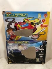 MY FIRST SCALEXTRIC RACE SET TO INCLUDE MICRO SCALEXTRIC BATMAN VS THE JOKER RACE SET