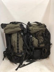 BLACK/GREEN 65L BACKPACK