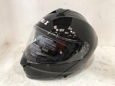 ZORAX HELMETS MOTORCYCLE HELMET GLOSS BLACK - SIZE XXL