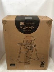 KINDERKRAFT YUMMY HIGHCHAIR - RRP £109