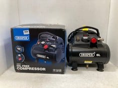 DRAPER 230V 1.2KW OIL FREE AIR COMPRESSOR 02115 - RRP £119