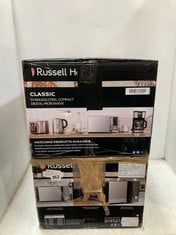 RUSSELL HOBBS COMPACT BLACK DIGITAL MICROWAVE RHM2076B TO INCLUDE RUSSELL HOBBS CLASSIC STAINLESS STEEL COMPACT DIGITAL MICROWAVE RHM2086SS