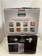 SHARP 20L 800W MICROWAVE OVEN YC-MS02 TO INCLUDE HADEN 17L 800W MICROWAVE OVEN