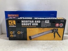 ROUGHNECK MORTAR & GROUT GUN TO INCLUDE FAITHFULL QUALITY TOOLS POINTING & GROUTING GUN KIT