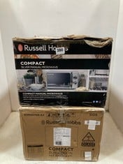 RUSSELL HOBBS COMPACT SILVER MANUAL MICROWAVE RHMM701S TO INCLUDE RUSSELL HOBBS COMPACT BLACK DIGITAL MICROWAVE RHM2076B