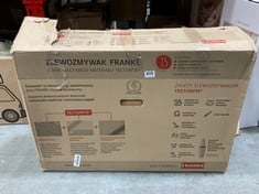 FRANKE 1 BOWL WHITE KITCHEN SINK WITH DRAINING BOARD