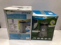 INTEX KRYSTAL CLEAR C1000 FILTER PUMP TO INCLUDE BESTWAY 3028L FILTER PUMP