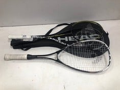 4 X ASSORTED ITEMS TO INCLUDE HEAD SPECTOR BLACK/WHITE TENNIS RACKET