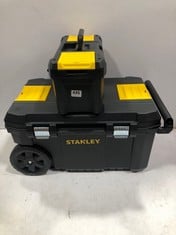 STANLEY ESSENTIAL CHEST 50L TO INCLUDE STANLEY ESSENTIAL TOOLBOX 16" PLASTIC LATCHES