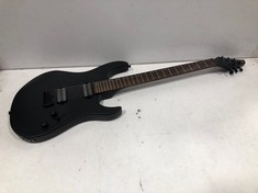 DONNER BLACK ELECTRIC GUITAR WITH CARRY CASE