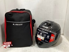 LS2 HELMETS ADVANT X CARBON MOTORCYCLE HELMET SOLID CARBON FF901 - SIZE 3XL - RRP £399