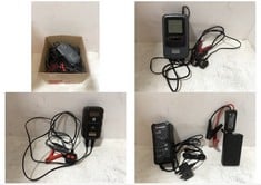 10 X ASSORTED BATTERY CHARGERS TO INCLUDE ADVANCED WORKSHOP 12A SMART CHARGER